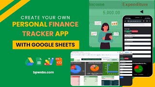 Create Your Own Personal Finance Tracker App with Google Sheets screenshot 1