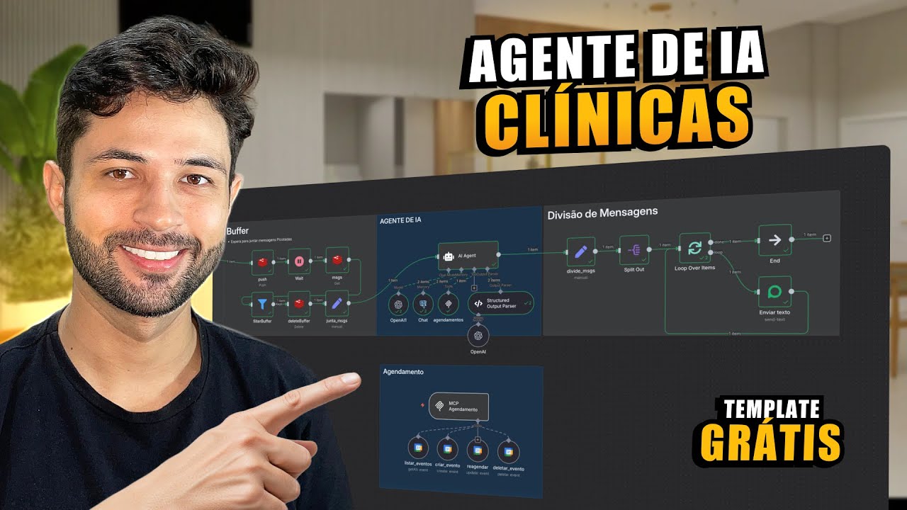 Agente de ia para clínica n8n (Template grátis) - YouTube