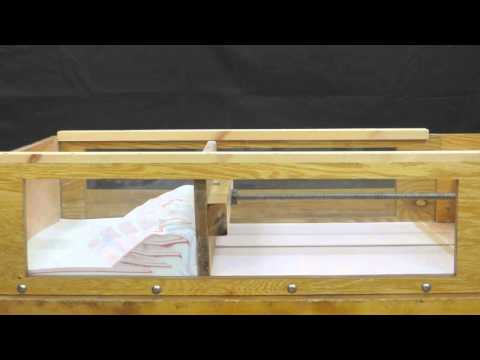 Sandbox experiment - erosion of a thrust wedge
