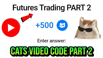 Futures Trading Part 2 Cats Video Code Today | Cats Youtube Video Code | Cats Video Code Today