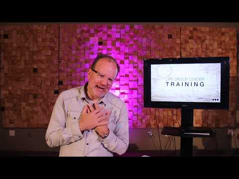 Life Group Training Introduction