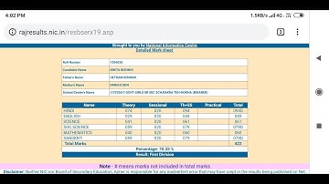 RBSE 10th Class Result 2019 || 10th Class Result Declared || How to Check Result By Name