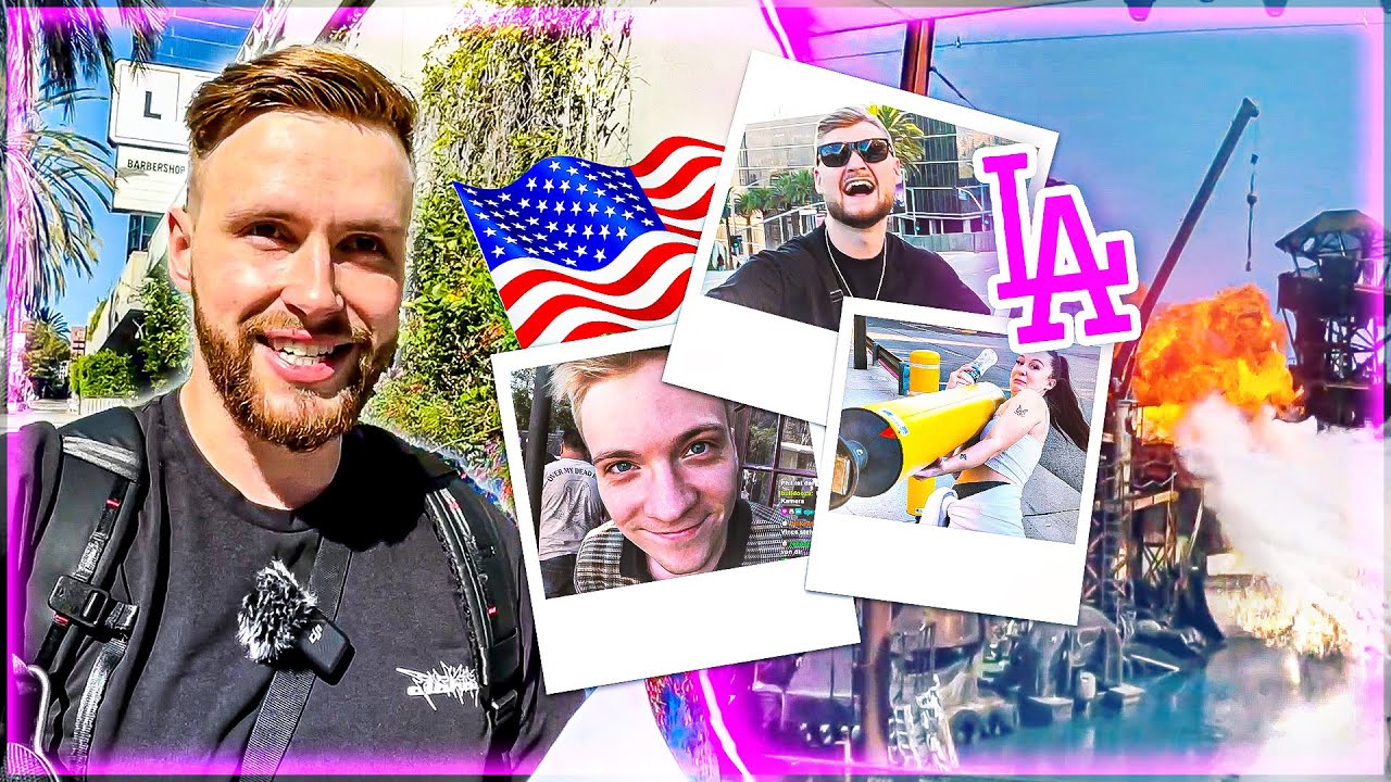 BETRUNKEN IN DEN UNIVERSAL STUDIOS 🎥😂 | WARZONE DEUTSCHLAND LA VLOG 🌴☀️