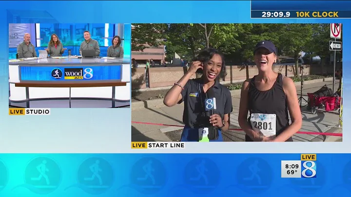 Amway River Bank Run with WOODTV Anchor Michele De...