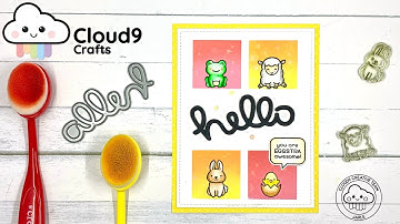 EASY Masking with a stencil and Masking Magic (Cloud9 Crafts)