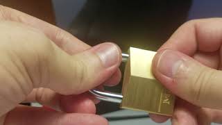 (3) Masterlock 140 - non-removable core - yellow belt pick Profile