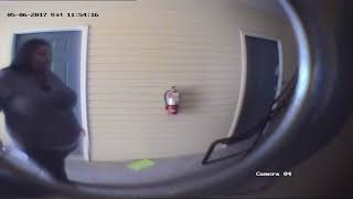 Crazy Neighbor Steals Notice Off Of Door
