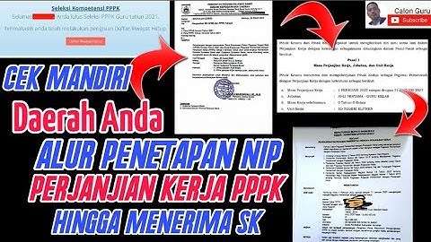Bisa Cek Secara Mandiri Alur Penetapan NIP PPPK dan Perkiraan Kapan Penyerahan SK PPPK Guru 2021