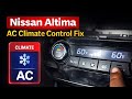 Nissan Altima AC Climate Control Fix | HVAC Panel Not Working Diagnosis & Repair