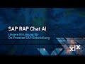 SAP RAP Chat AI – KI-Lösung für On-Premise SAP-Entwicklung