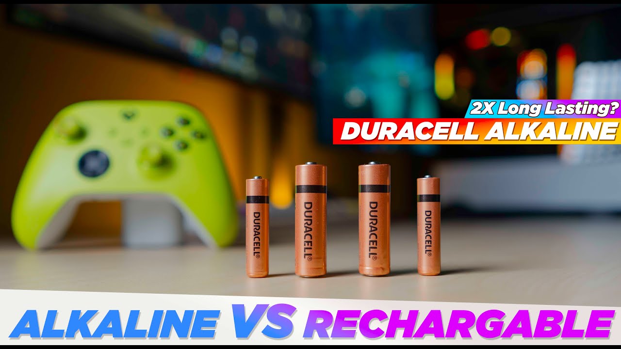 Alkaline VS Rechargable Battery Which is Best? Duracell AA & AAA