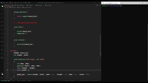 Making Snake in Ncurses - Tutorial 6 - The Apple Class (and Empty Class)