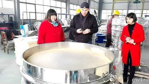 Customer visit for factory | vibrating sieve & vibration screen & vibro separator