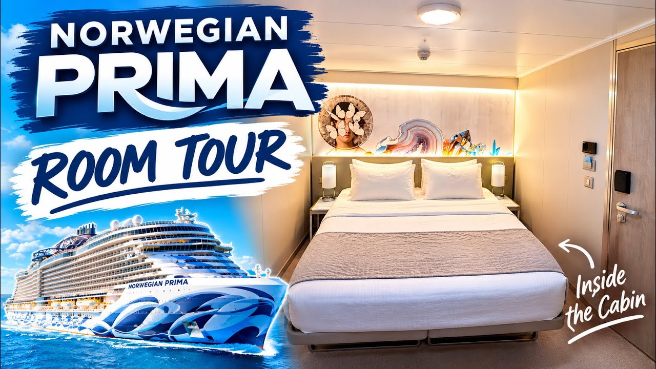 Norwegian Prima - Interior room tour