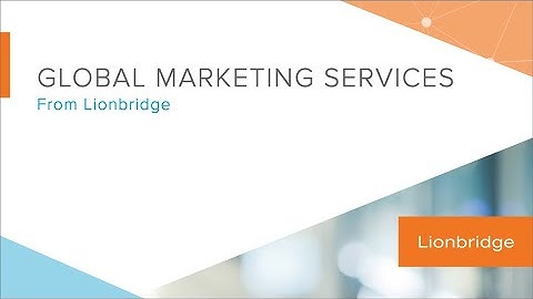 Lionbridge Digital Marketing Services