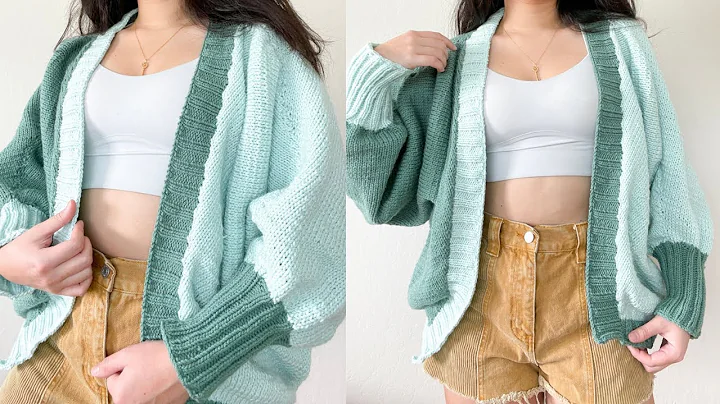 Learn how to knit a beginner hexagon cardigan