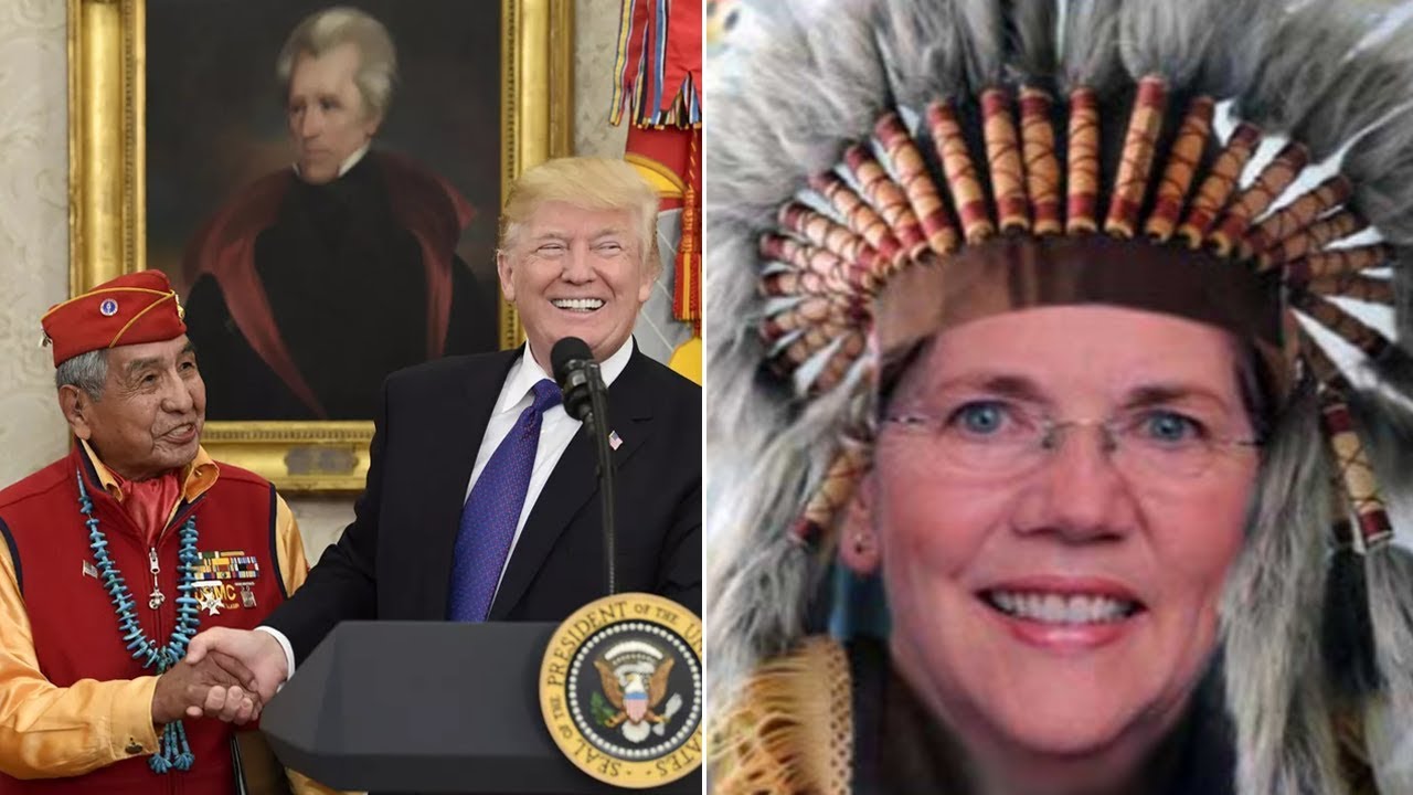 Trump refers to 'Pocahontas' during ceremony to honor Navajo code talkers