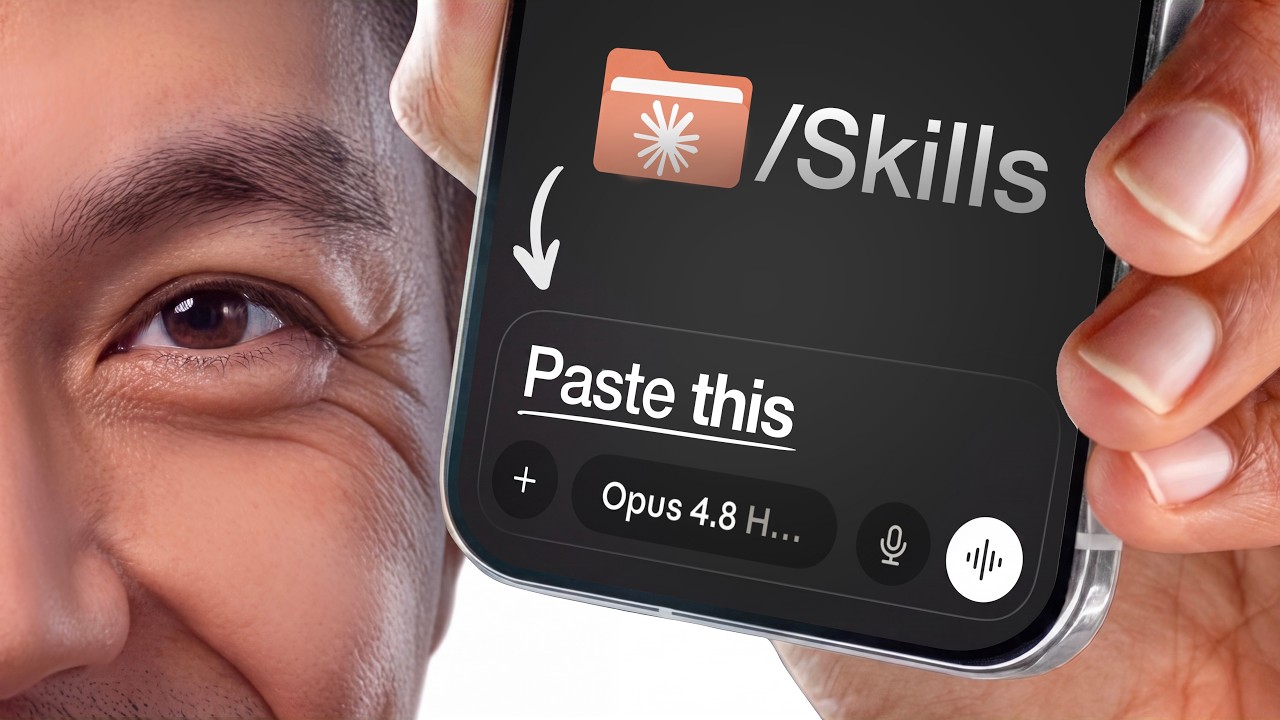 Paste This Into Claude To Get 10x More Output (Claude Skills) — Transcript