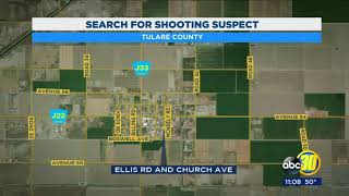 Tulare County Sheriff's Office looking for suspect who open fired on car