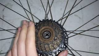 فك وتركيب تروس العجلة السيستيم الفرويل Freewheel / صيانة Bike Gears