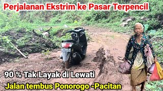 Perjalanan Ekstrim Menuju Pasar Terpencil Desa Watupatok Pacitan