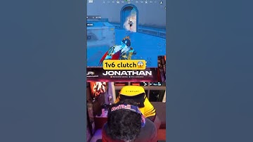 JONATHAN 1v6 CLUTCH 😱 HACKER OR WHAT? #jonathangaming #bgmi #shorts