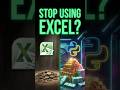 Stop Using Excel! 🚫 (Learn THIS for High Salary) 💸 #python #excel  #shorts #tech