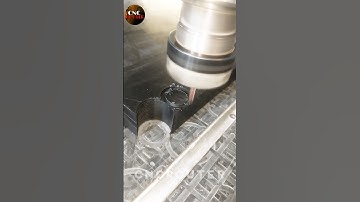 cricle design black derlin sheet 20mm cncrouter cutting #machine #cncrouter #woodworking