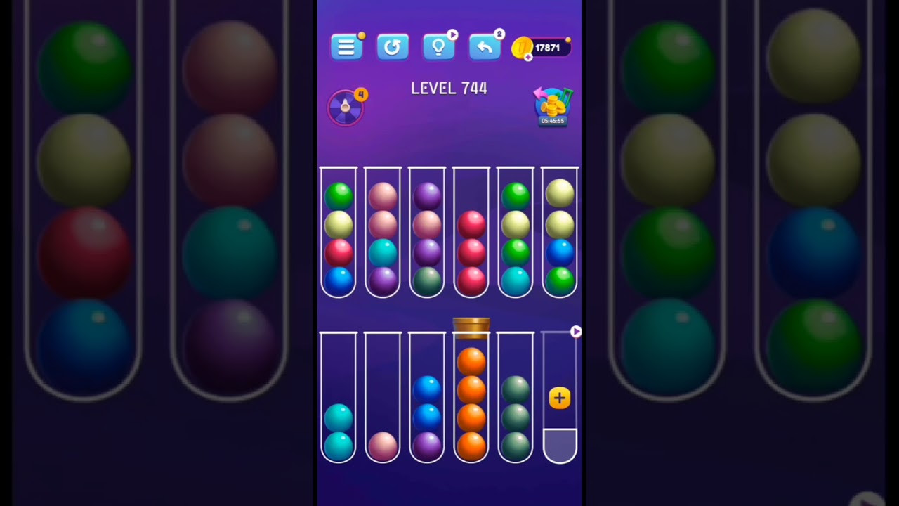 Ball Sort Puzzle Level 741 to Level 745 - YouTube