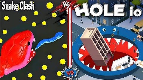 Hole.io vs Snake Clash- MAX LEVEL Gameplay Walkthrough (Android,iOS)58