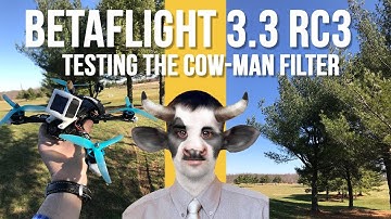 Betaflight 3.3 RC3 - testing the Cow-man filtering