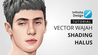 Tutorial Vector Wajah Shading Halus Dengan Infinite Design di Hp Android