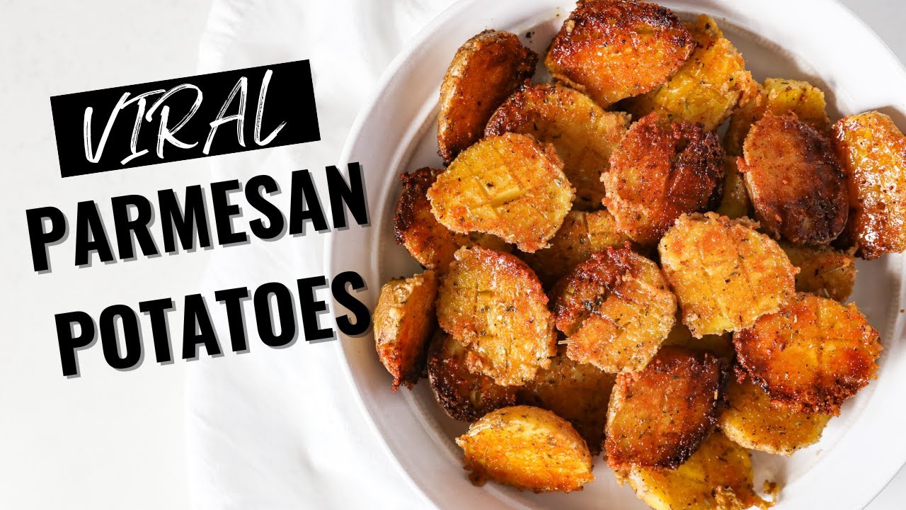 The BEST Potatoes you’ll ever make! VIRAL Parmesan Crusted Potatoes