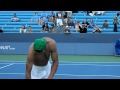 Rafa Nadal Cincinnati Practice-Oops! No extra shirt