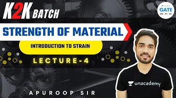Introduction to Strain | L :4 | Strength of Materials | K2K Batch | Apuroop Sir