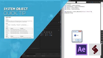 After Effects Scripting Tutorial - System Object