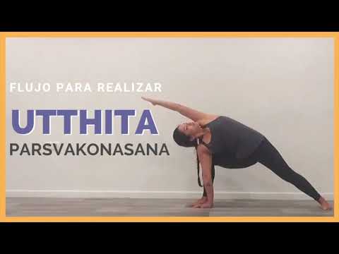 POSTURAS de YOGA| Utthita Parsvakonasana ✔️ Ángulo lateral extendido