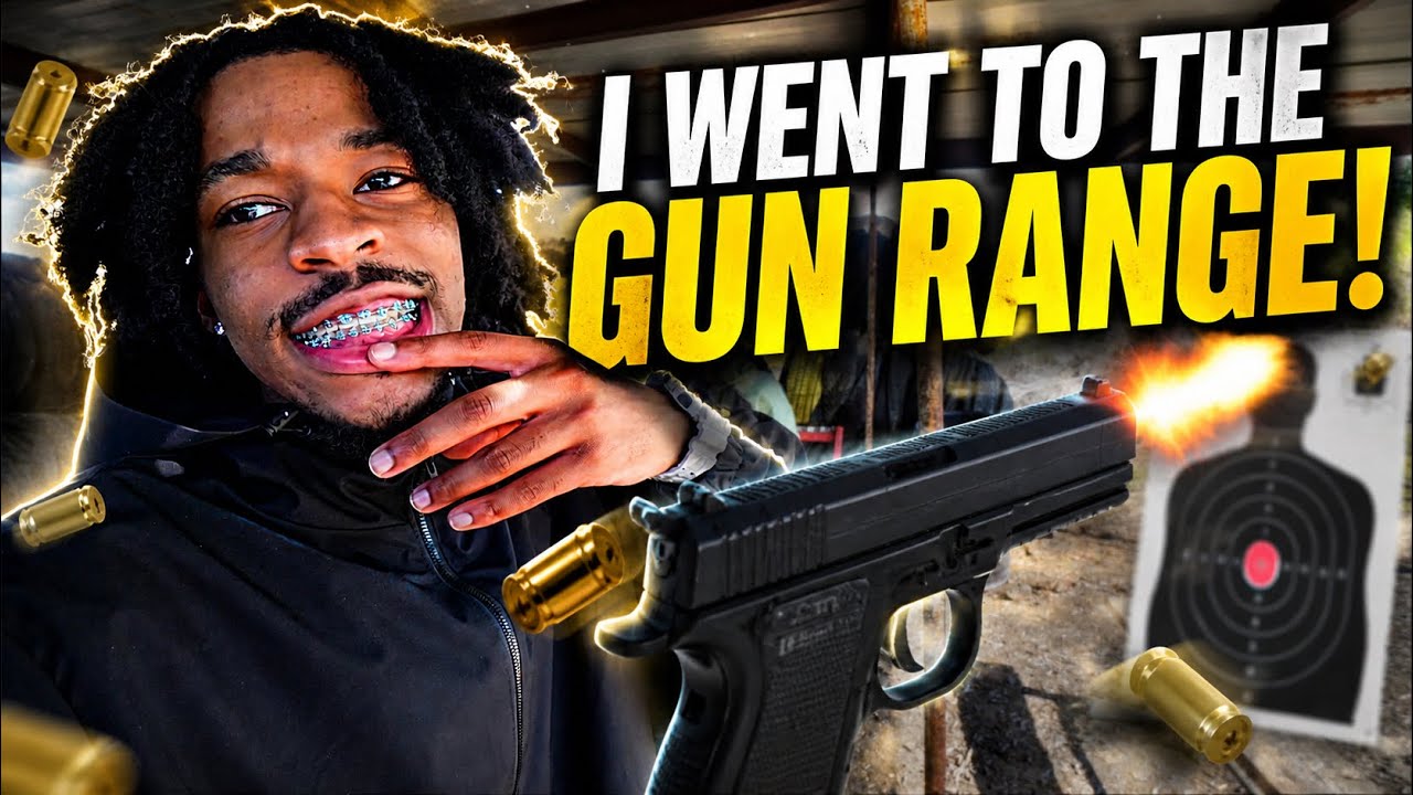 My First Time at the Gun Range (Did NOT Expect This) - YouTube