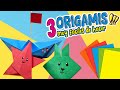 3 origamis muy fáciles de hacer no te lo pierdas inténtalo