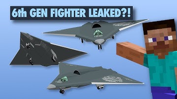 Minecraft Flans Mod: 6th generation fighter LEAKED from test server?!