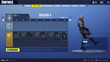 **NEW** FORTNITE SEASON 4 BATTLE PASS "HYPE" EMOTE (BLOCBOY JB SHOOT DANCE)