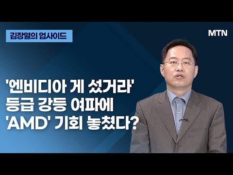 [김장열의 업사이드] '엔비디아 게 섰거라' 등급 강등 여파에 'AMD' 기회 놓쳤다? / 머니투데이방송 (증시, 증권)