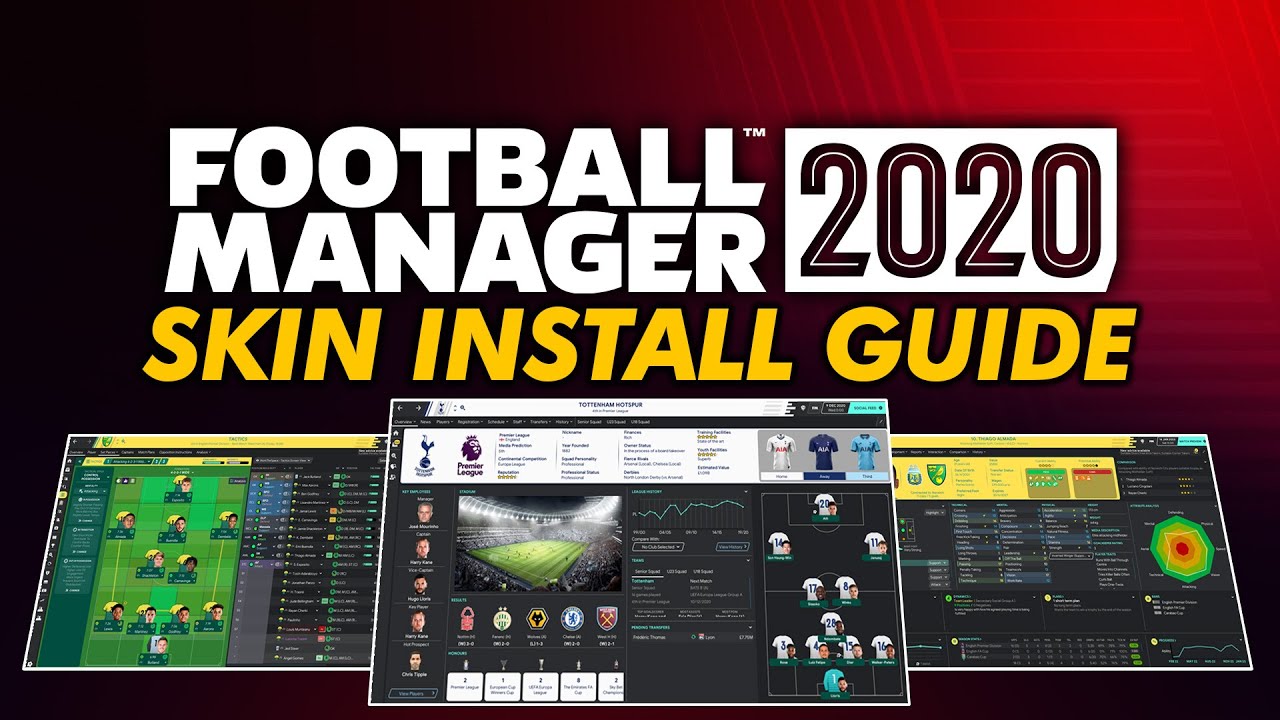 My Football Manager Custom Skin Guide Tcs Download Fm Youtube