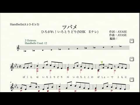 ツバメ/NHK(ハンドベル最低音ラ♭)