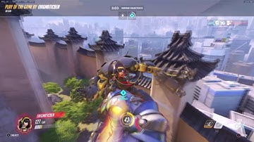 D.Va Falls off a Cliff - Overwatch Play of the Game (?)