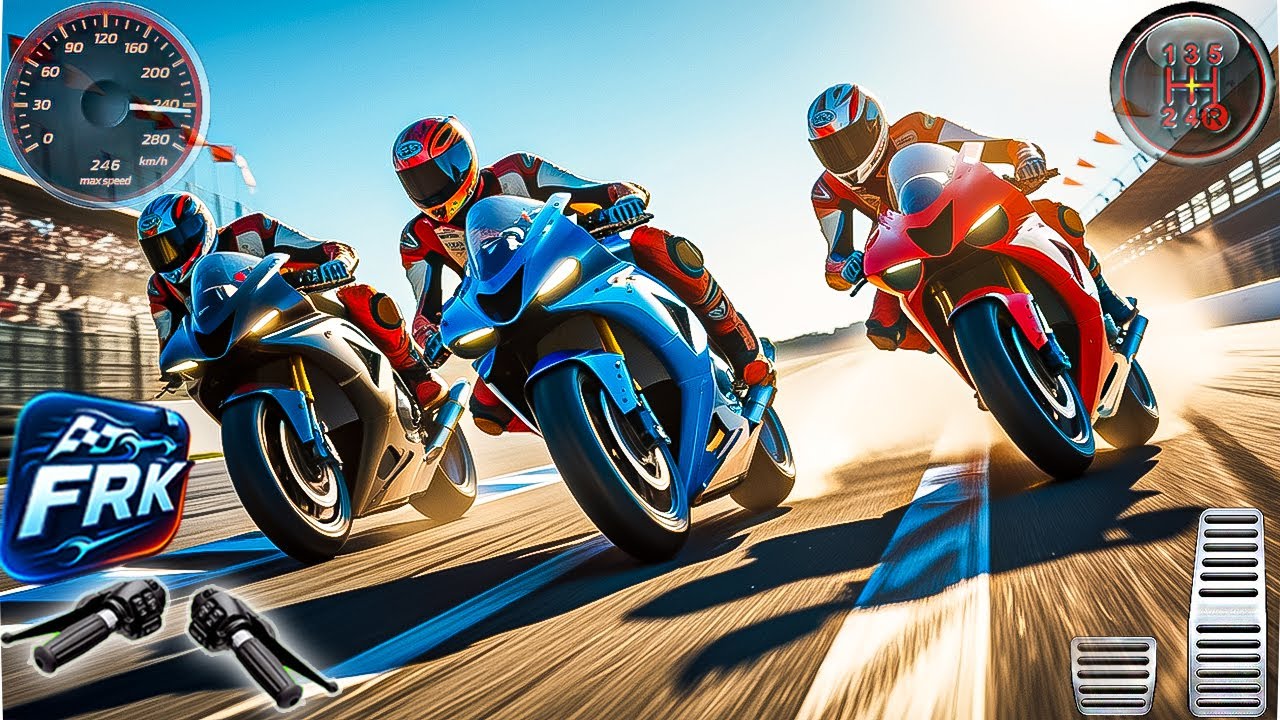 Bike Racing Gameplay Android Games Super Bike Ride Mobile Gameplay -FRK Game