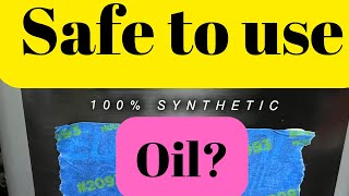 100% Synthetic oil in older vehicles will cause this and that? Safe to use and not safe to use
