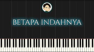 BETAPA INDAHNYA - Piano Tutorial, Piano Cover, Piano Chord