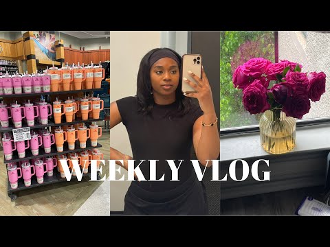 VLOG! New Stanley cup, dealing with anxiety, daily supplements, target runs, new skincare