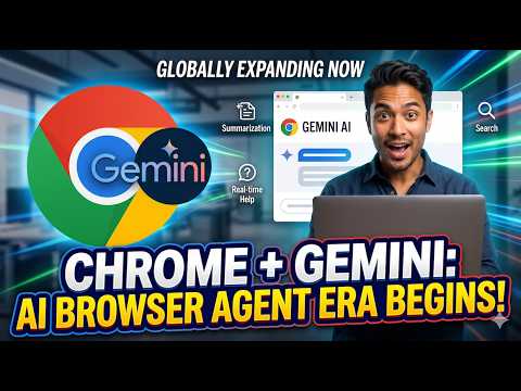 Google Bakes Gemini AI Directly Into Chrome, Launching Browser Agent Era